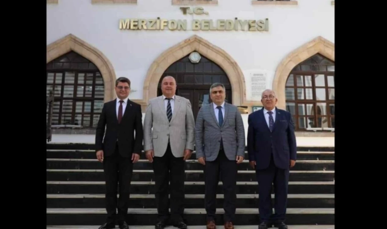 Karaaslan'dan Merzifon Belediyesi'ne ziyaret