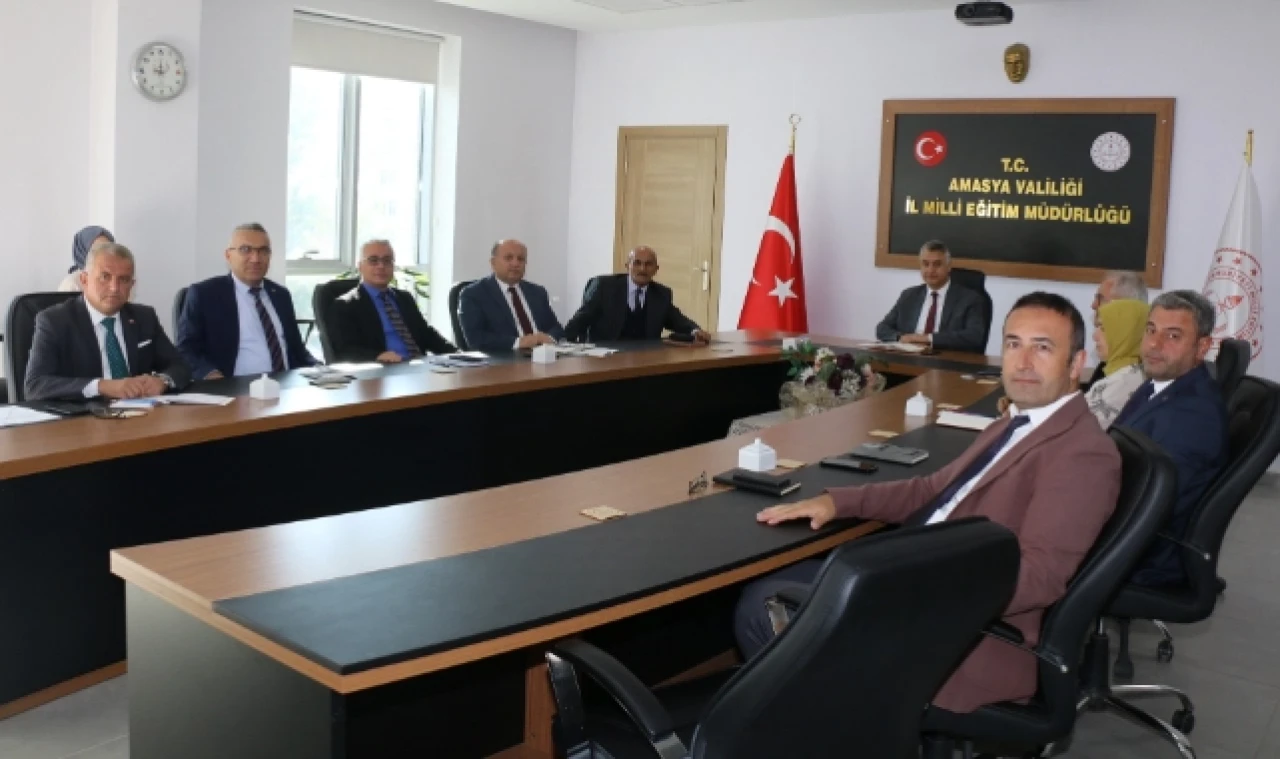Katipoğlu başkanlığında Birim Amirleri Toplantısı yapıldı
