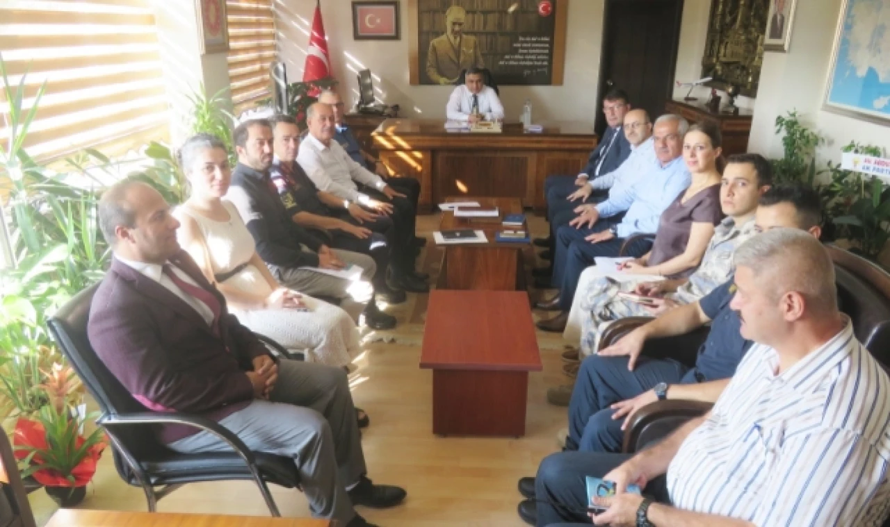 Merzifon'da Gaziler Günü Hazırlık Toplantısı Yapıldı