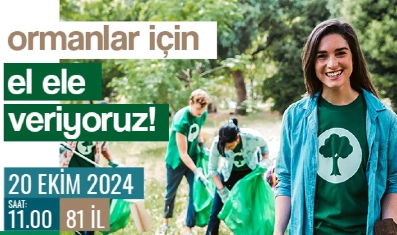 Amasya'da Büyük Orman Temizliği Etkinliği