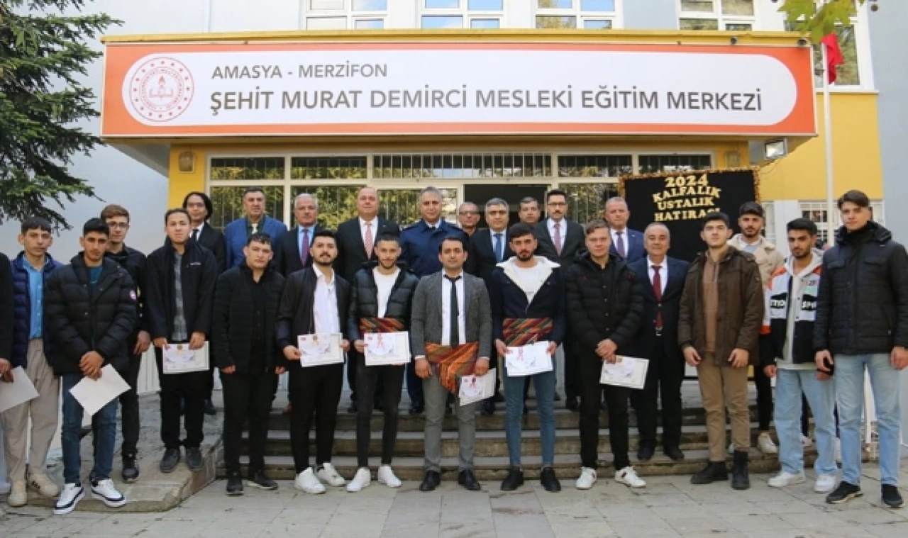 Mesleki Eğitim Merkezi'nde Sertifika Heyecanı Yaşandı