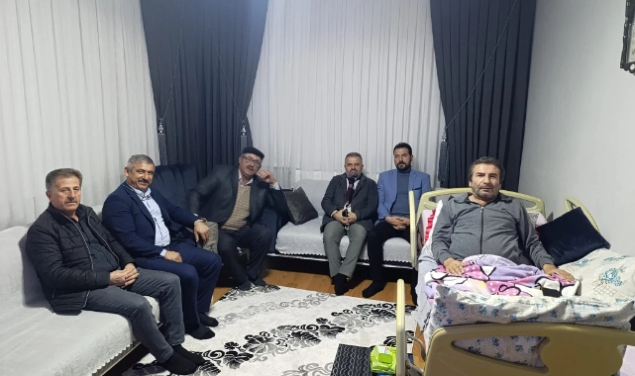 Başkan Keleş, geçmiş olsun ziyaretlerinde bulundu