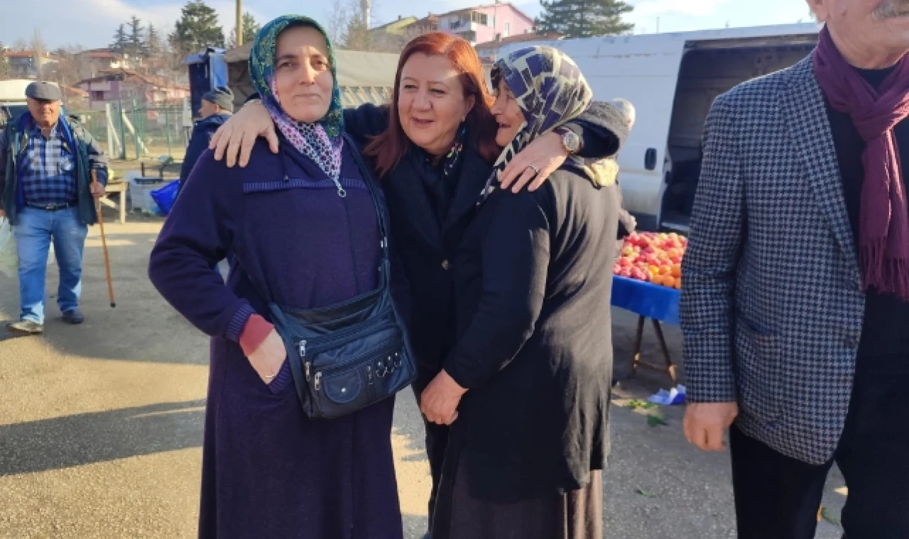 Başkan Özyol Hamamözü esnafını ziyaret etti