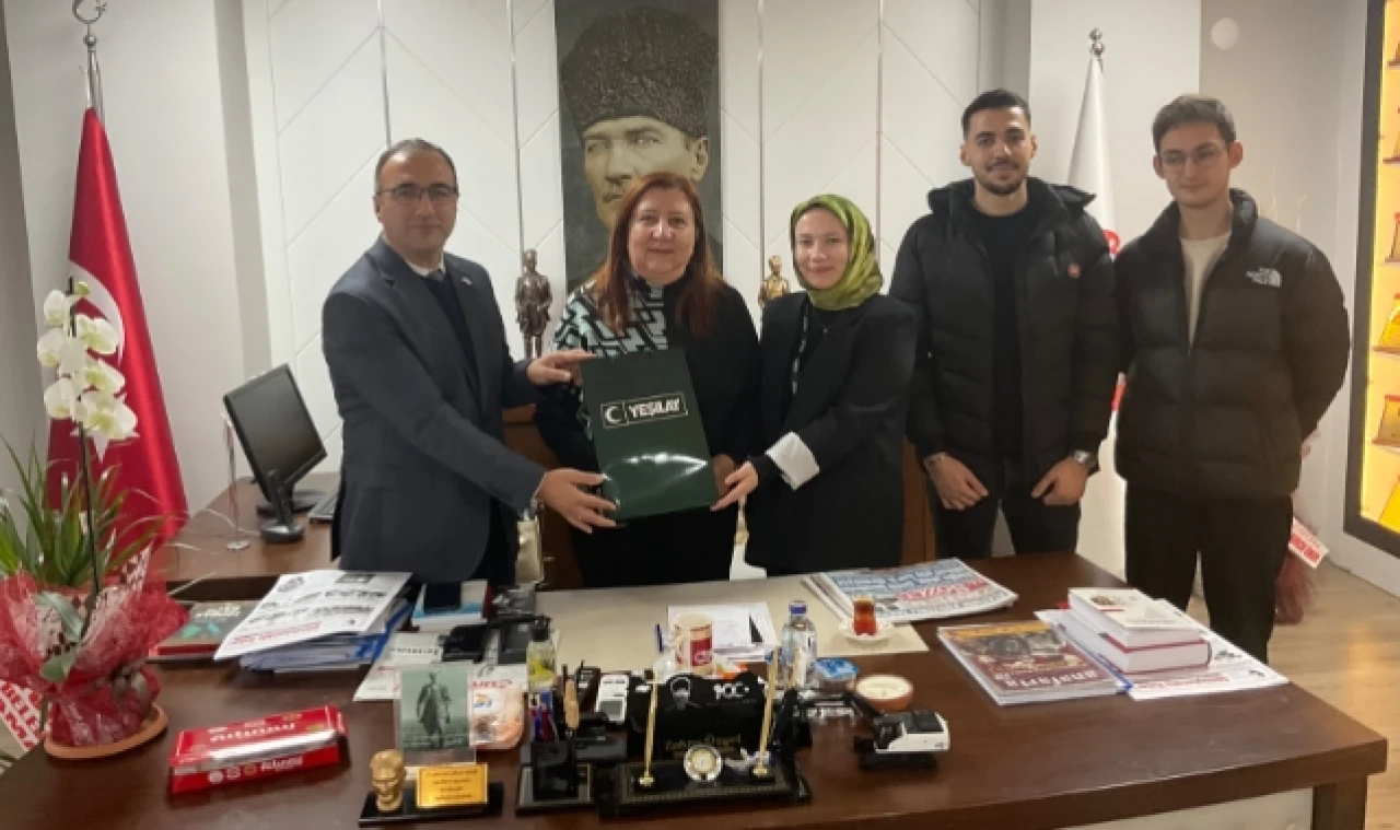 Başkan Özyol, nezaket ziyaretlerini kabul etti