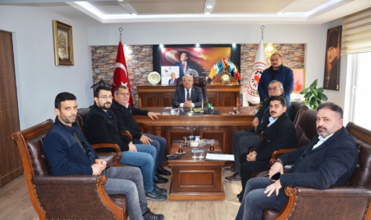 DSYB'den Başkan Kemal Şahin'e Ziyaret