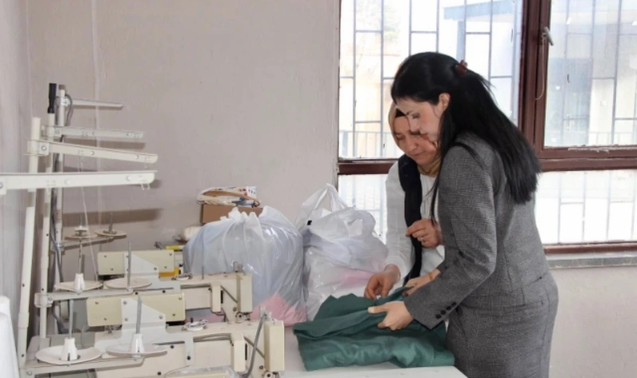 Kaymakam Erdoğan, kadın kooperatifi üyeleriyle bir araya geldi