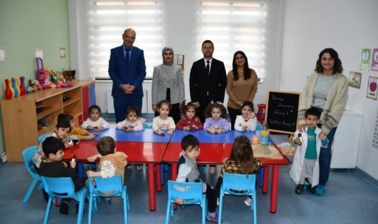 Kaymakam Güneş, anaokulu ziyaret etti
