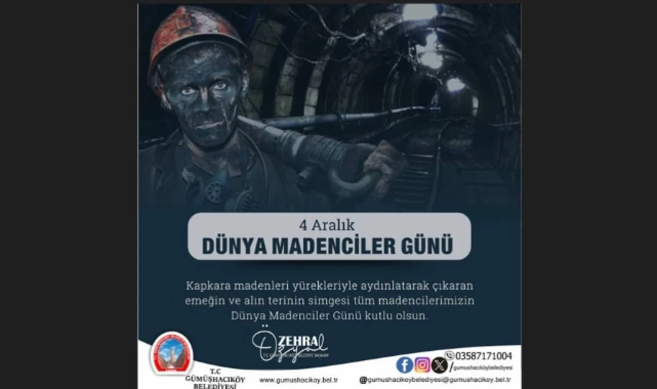 Özyol, Dünya Madenciler Günü'nü kutladı