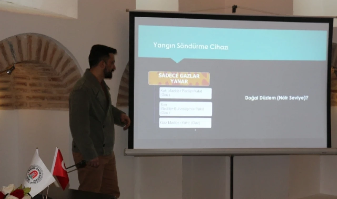 Üniversite’de Yangın Bilinci Eğitimi