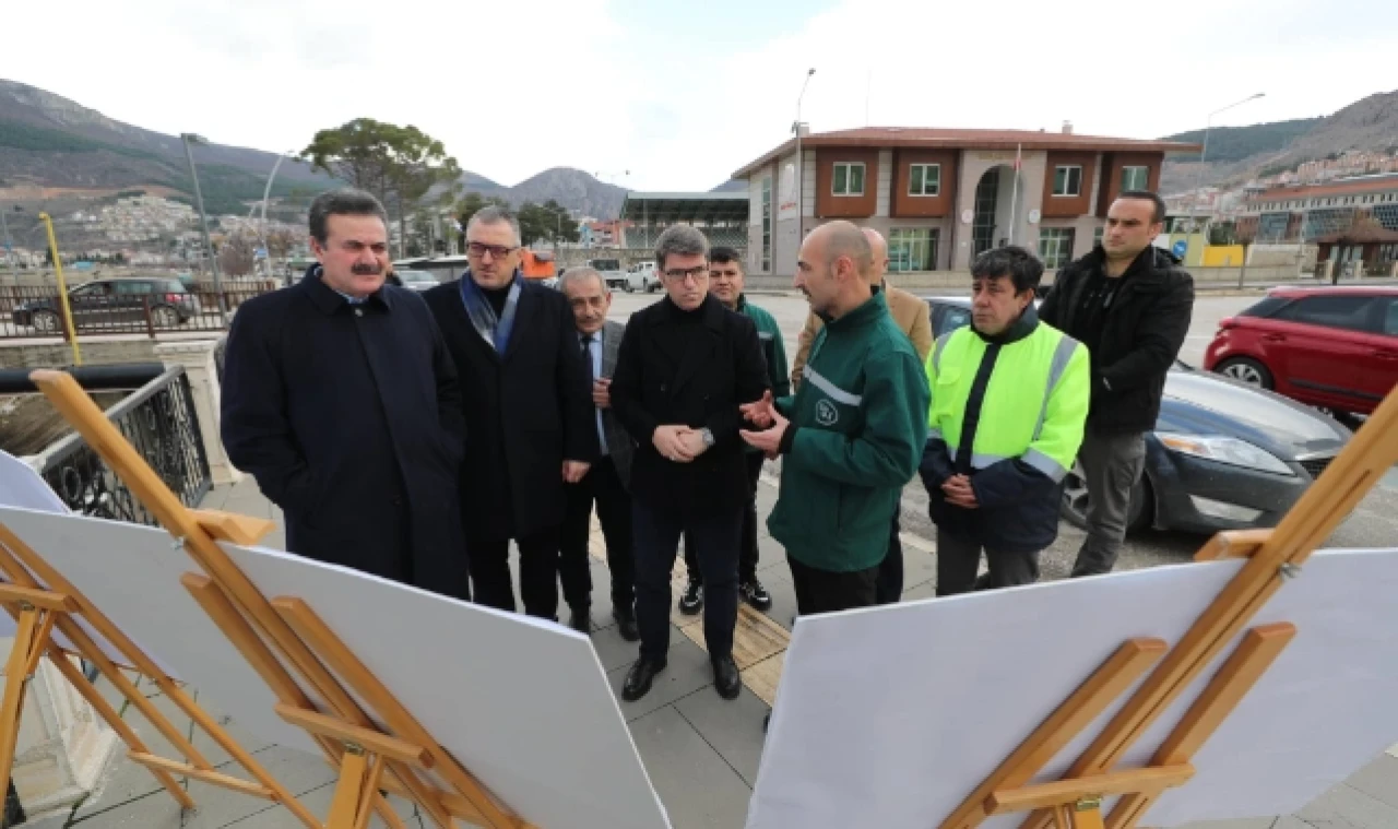 Vali Bakan, faaliyetleri yerinde inceledi