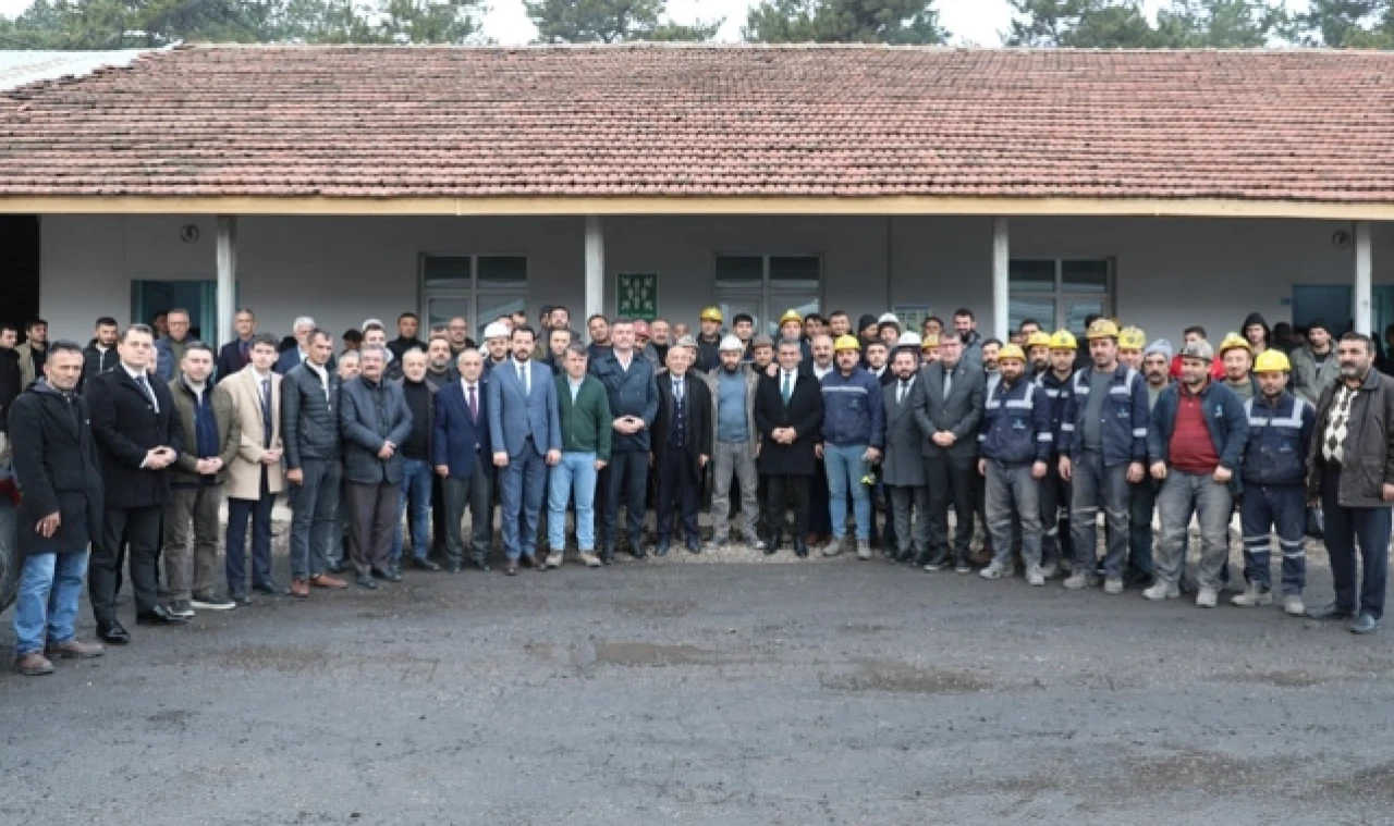 Yeni Çeltek Maden İşletmesi'nde program düzenlendi