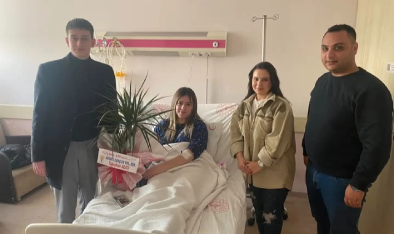 AK Gençlik'ten geçmiş olsun ziyareti