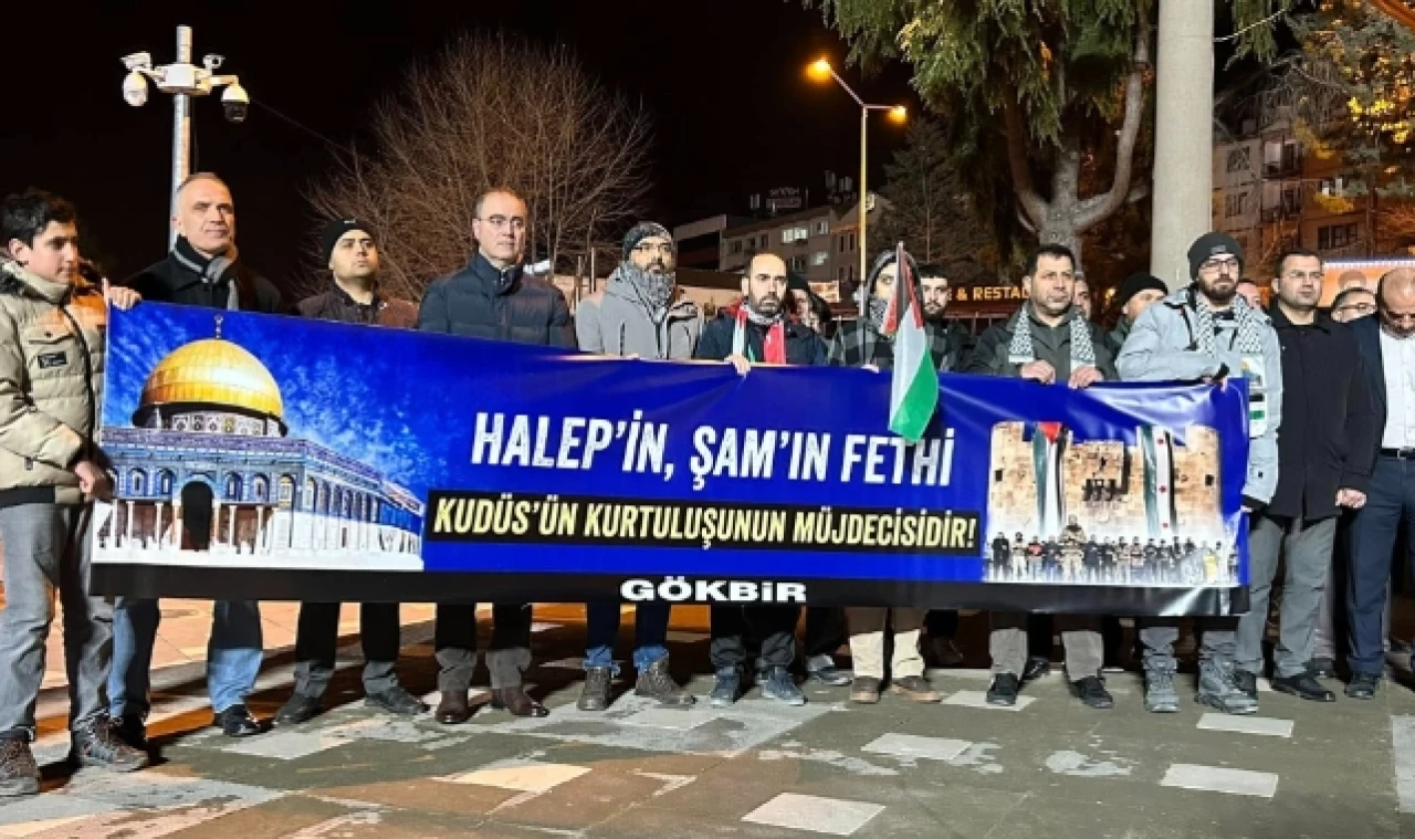 Amasya'da Gazze direnişi selamlandı