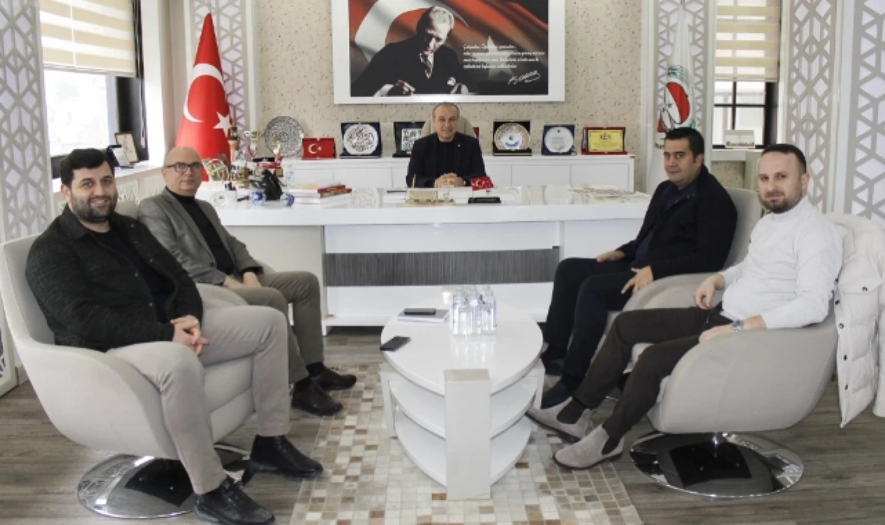 Başkan Kırlangıç Misafirlerini Ağırladı
