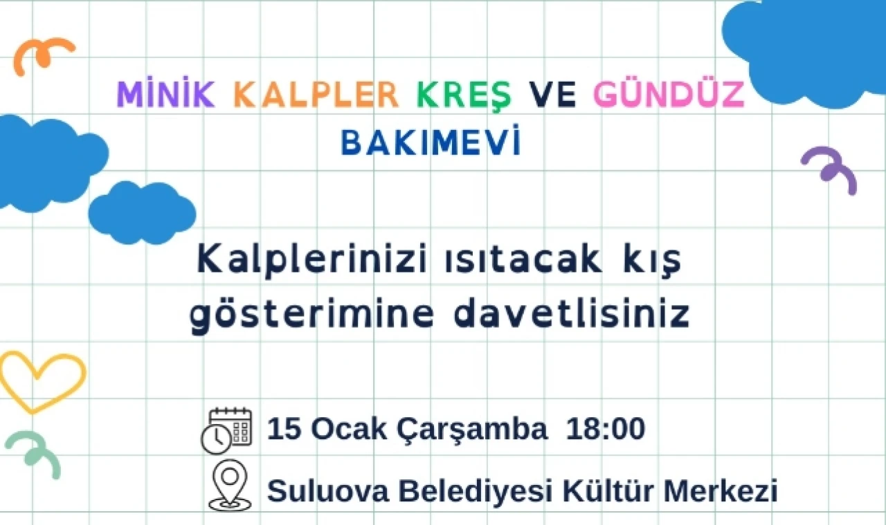 Başkan Uzun vatandaşları kış gösterisine davet etti