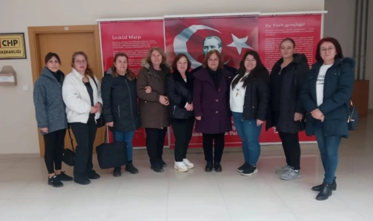 CHP kadın kolları yılın ilk toplantısını gerçekleştirdi