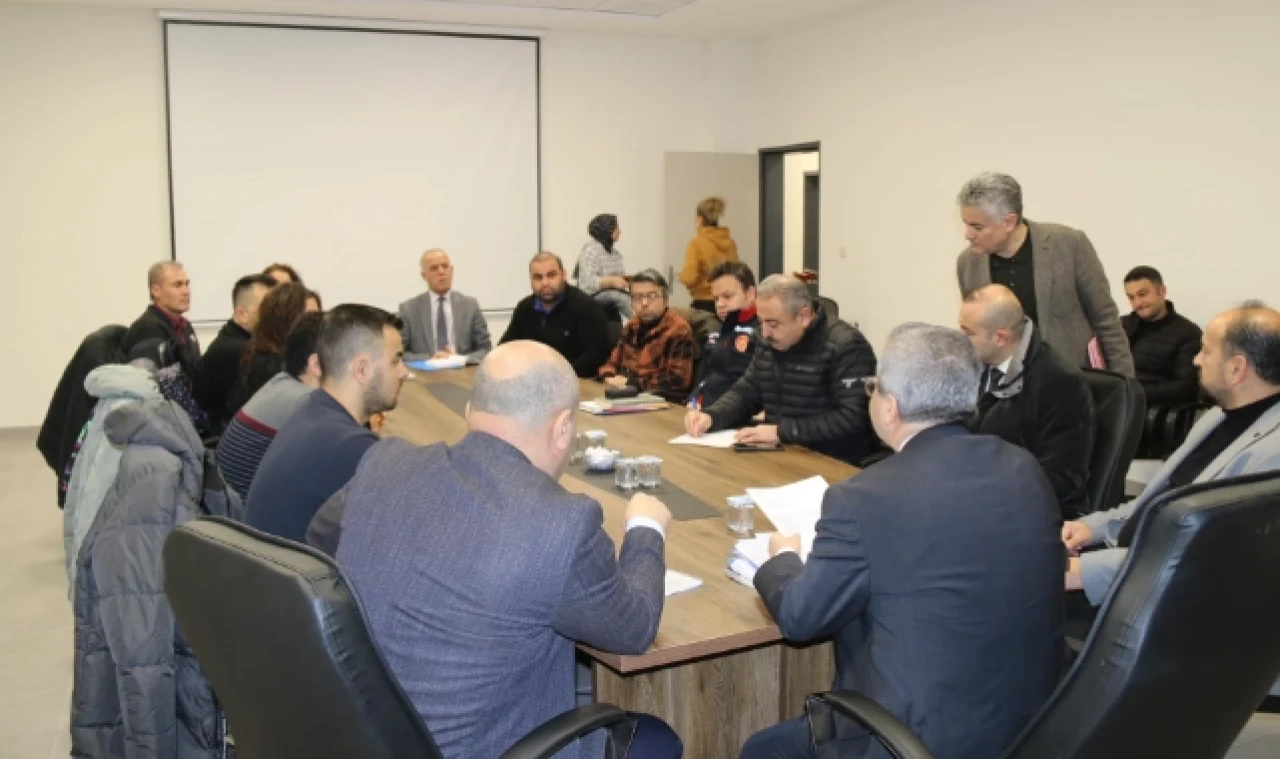 İl Müdür Vekili Gümüş başkanlığında toplantı yapıldı