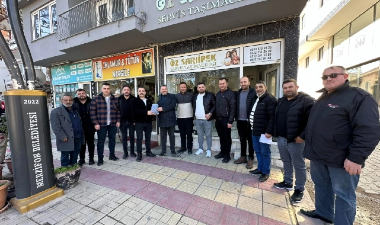 Merzifon Gençlerinden Başkan Sarıipek'e hayırlı olsun ziyareti