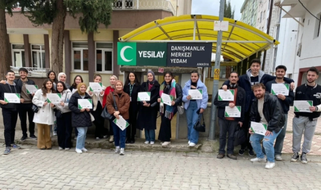 Yeşilay Amasya Şubesi PDR öğrencilerini ağırladı