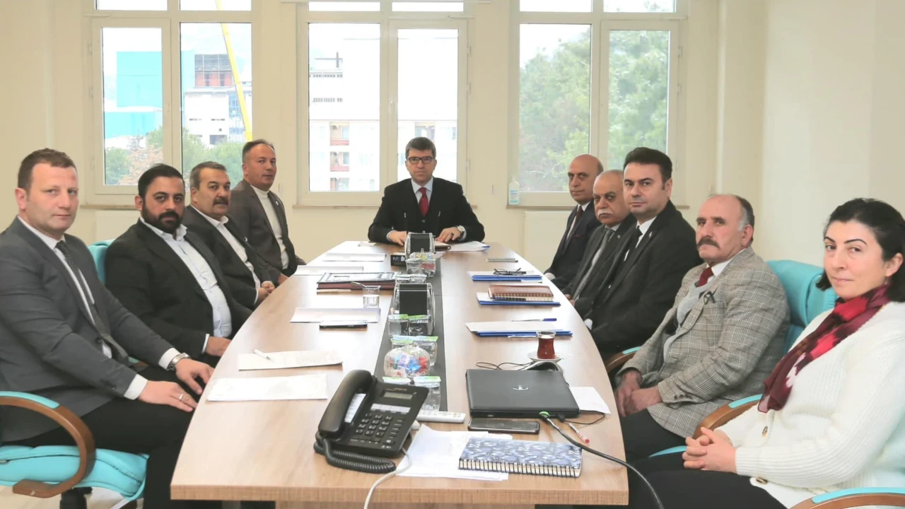 Vali Bakan, İl Encümen Toplantısına katıldı