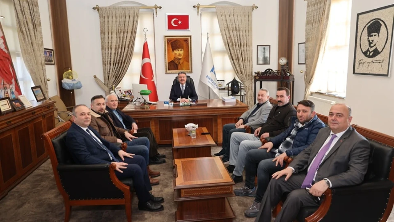 Kahveci'den Başkan Kargı'ya ziyaret