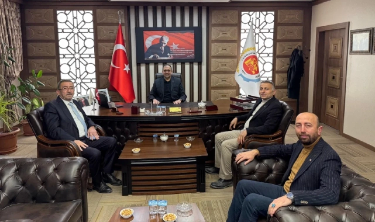 Başkan Aksu, Başkan Saatçi'yi Ağırladı