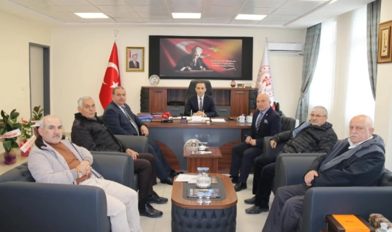 Başkan Öztürk’ten Müdür Ercan’a Hayırlı Olsun Ziyareti