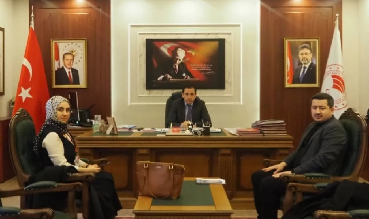 Çetin, misafirlerini ağırladı