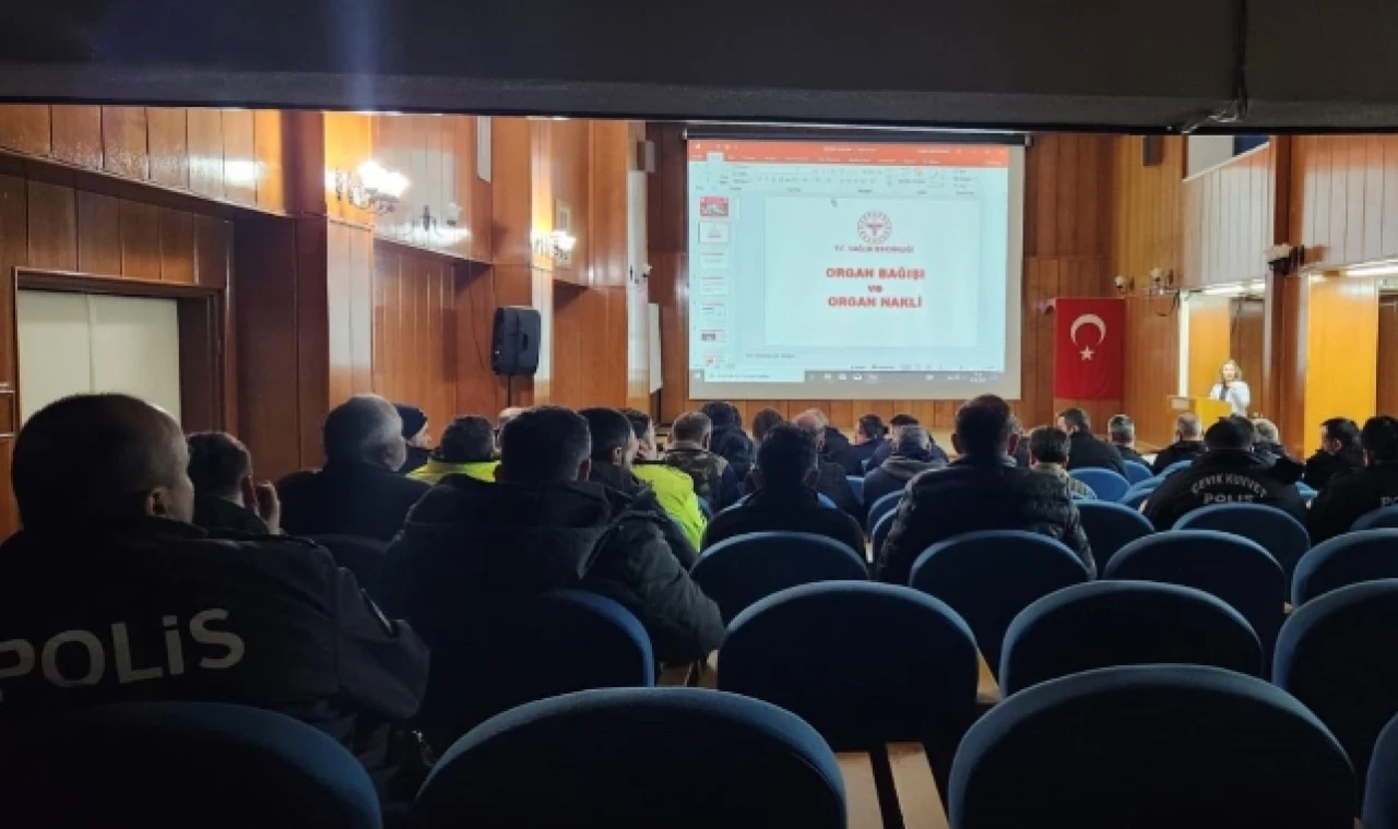 Emniyet Personellerine Organ Bağışı Farkındalık Eğitimi Verildi