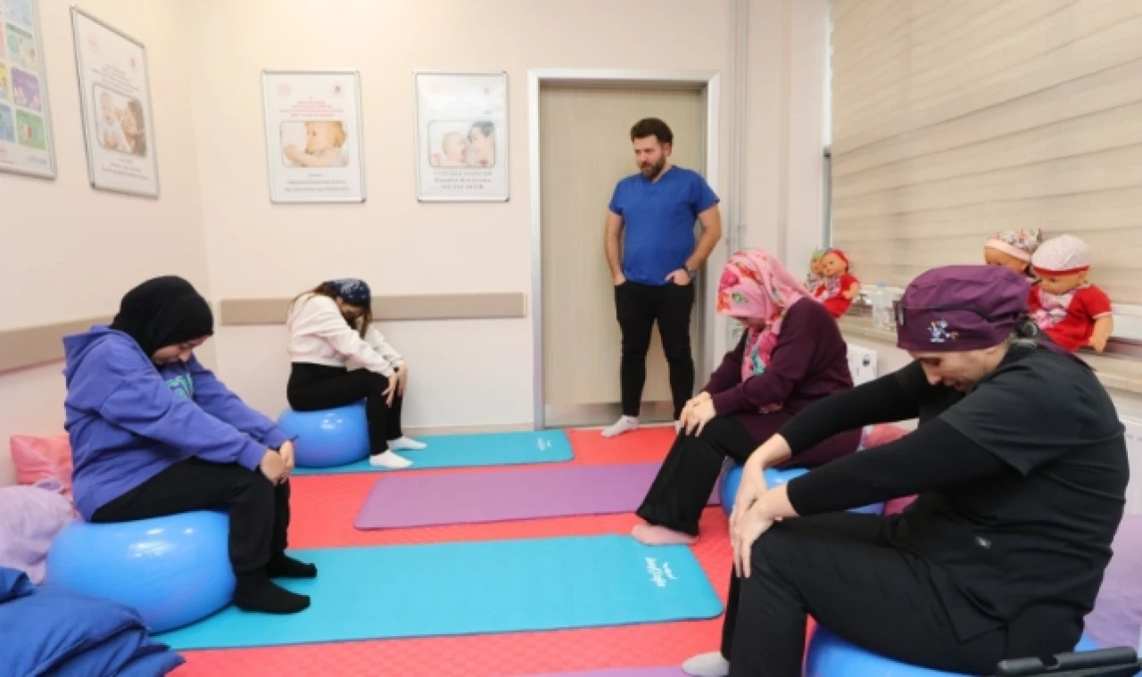 Gebe Okulu’nda Pilates Etkinliği Düzenlendi