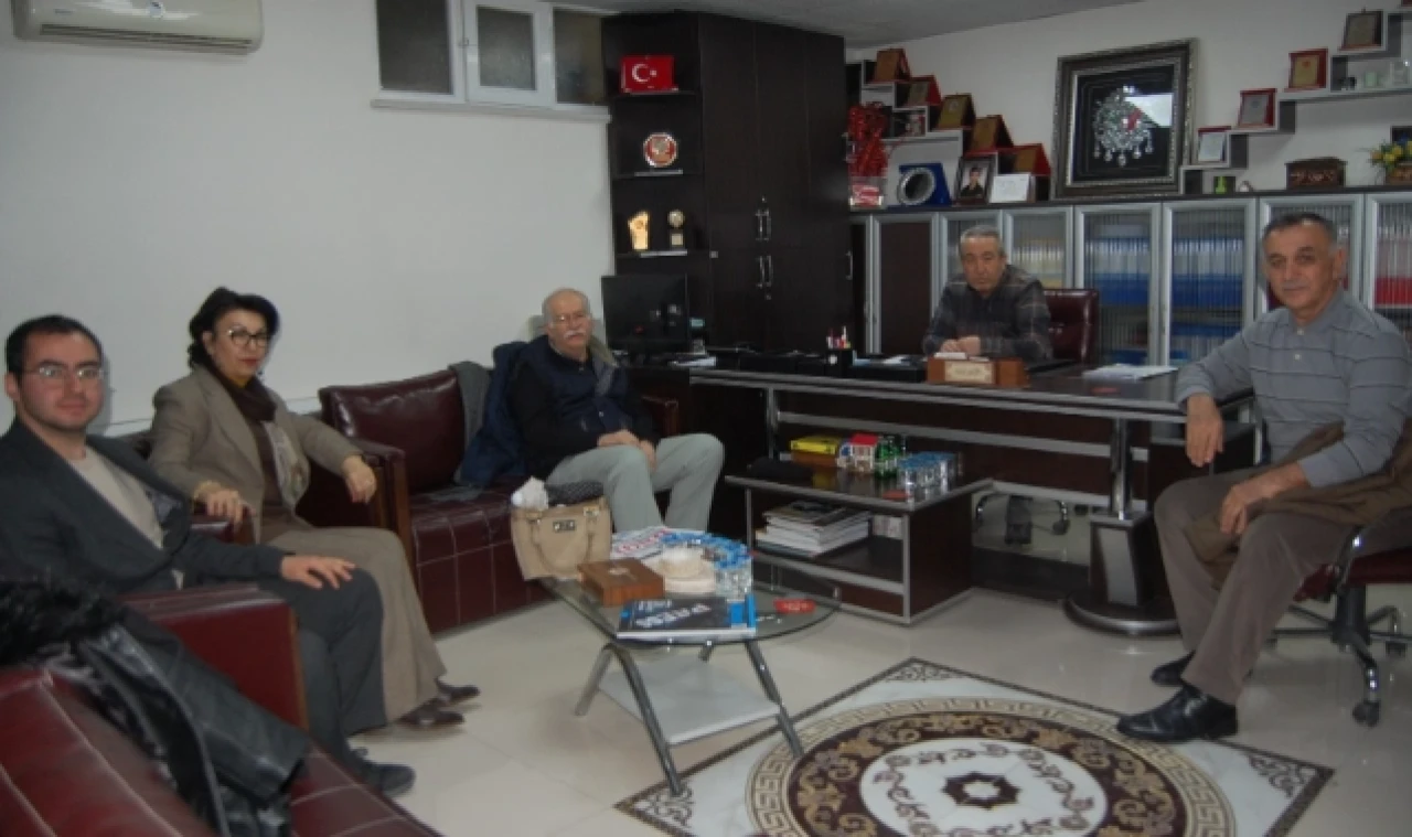 MERVAK heyetinden haber merkezimize ziyaret