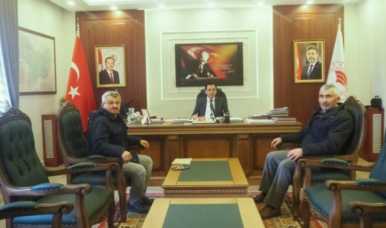 Müdür Çetin, Akgül ve Bal’ı misafir etti
