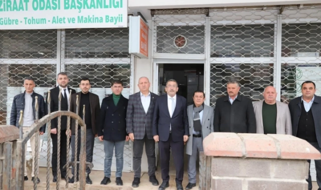 Pancar Ekicileri Kooperatifi ve Fabrika Yönetim Kurulu Başkanı'ndan Erbaa'ya ziyaret