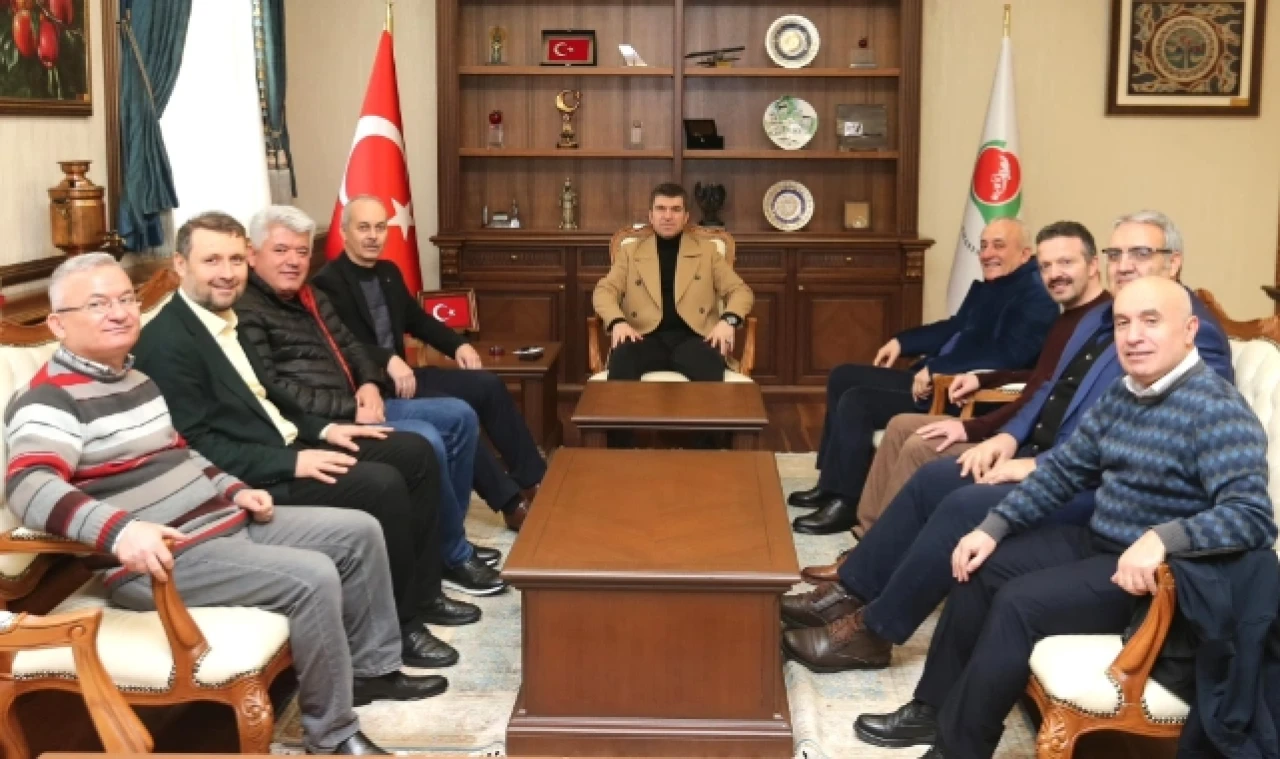 Vali Bakan ziyaretçilerini ağırladı