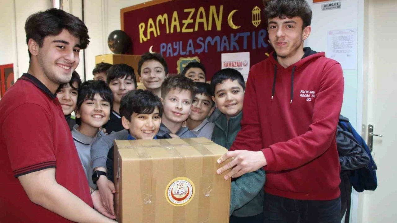 Amasyalı öğrenciler Ramazan ayını yardım kampanyası başlatarak karşıladı
