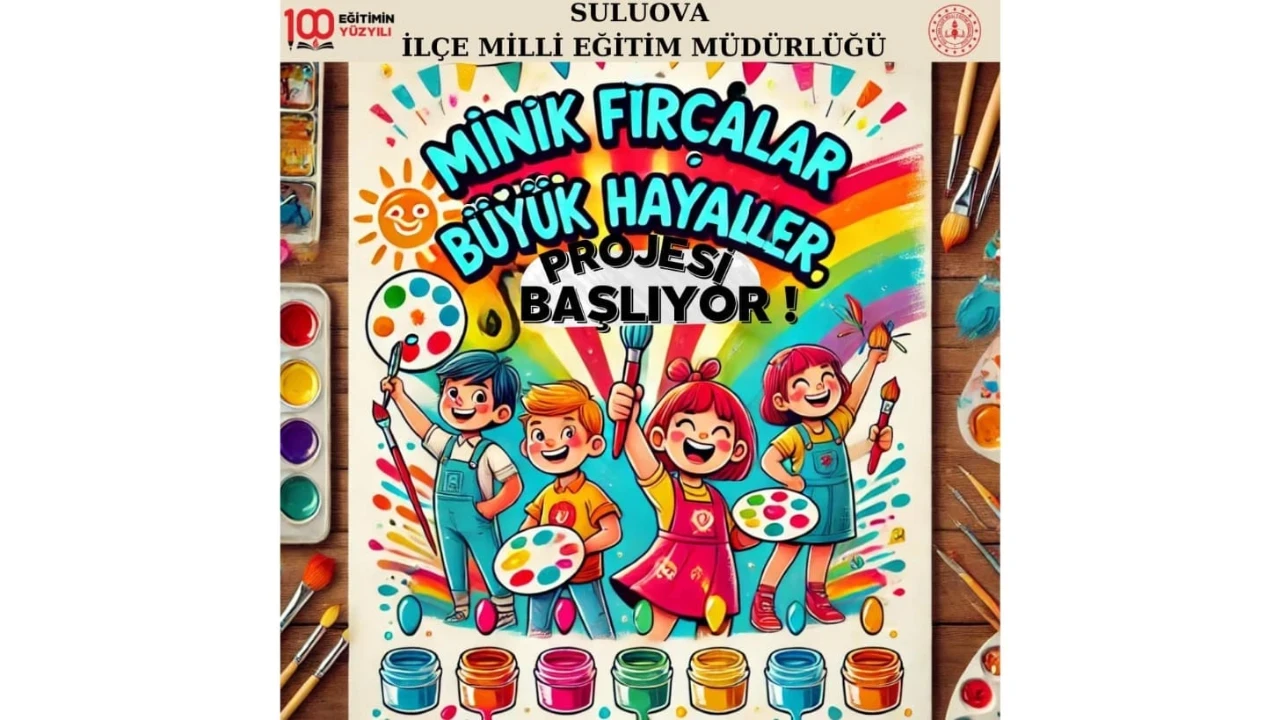 Minik Fırçalar Büyük Hayaller Projesiyle Yetenekler Keşfediliyor