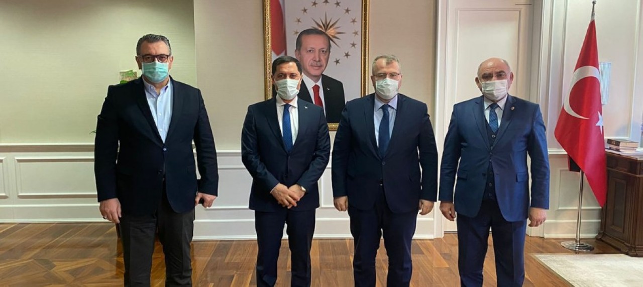 600 YATAKLI HASTANE İÇİN BAKAN YARDIMCISI ELDEMİR’İ ZİYARET ETTİLER