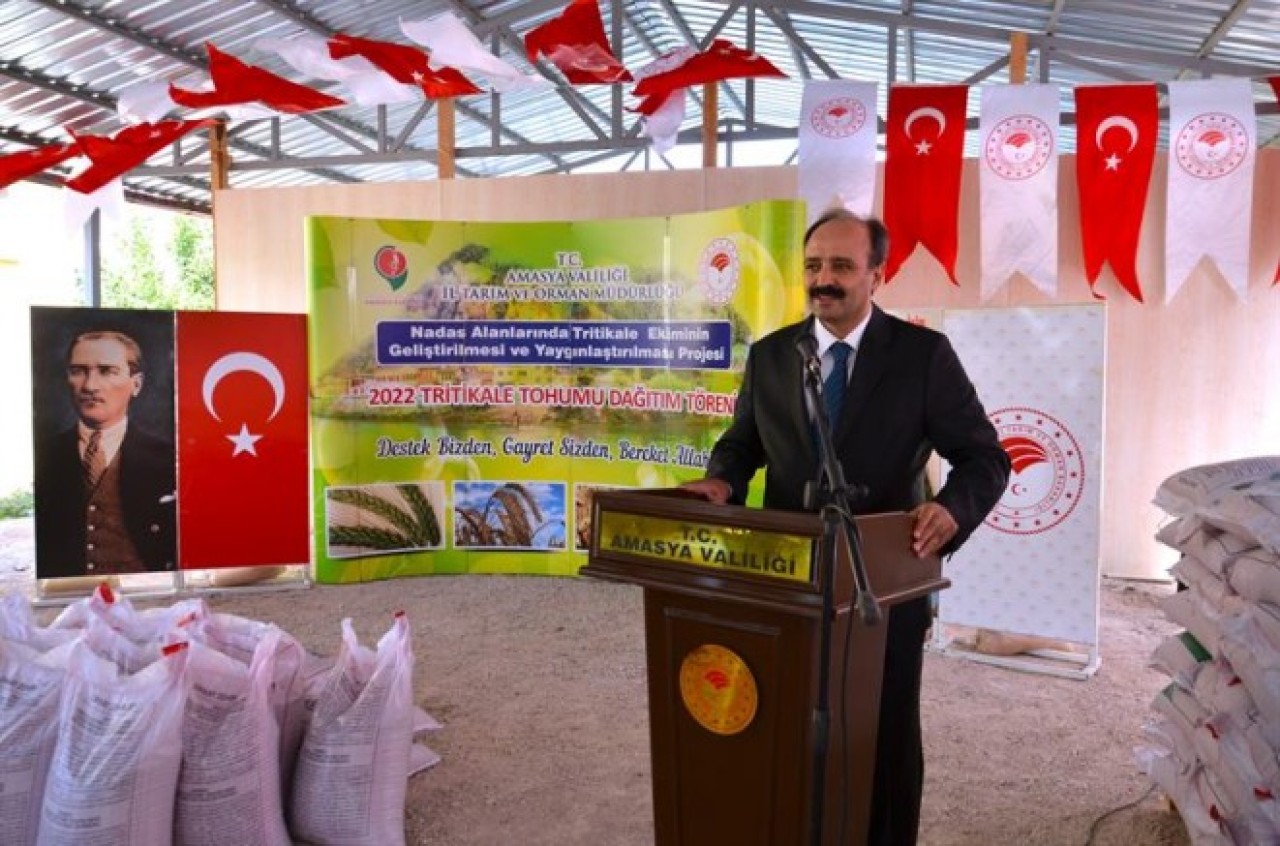 8 BİN 450 DEKAR ALANDA TRİTİKALE ÜRETİMİ GERÇEKLEŞTİRİLECEK