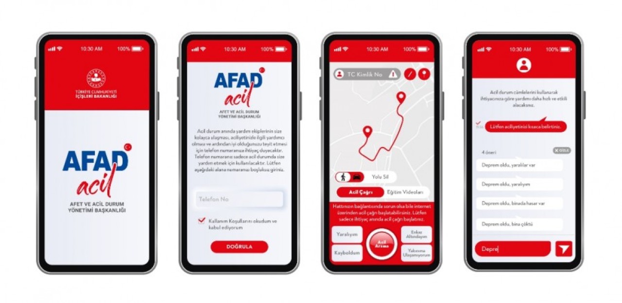 AFAD ACİL MOBİL UYGULAMASI, AFET VE ACİL DURUMLARDA, DAİMA YANINDA!
