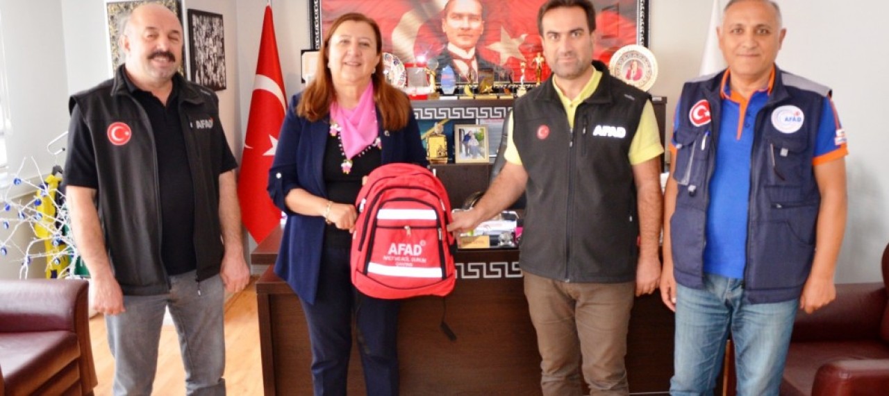 AFAD'DAN BAŞKAN ÖZYOL’A ZİYARET
