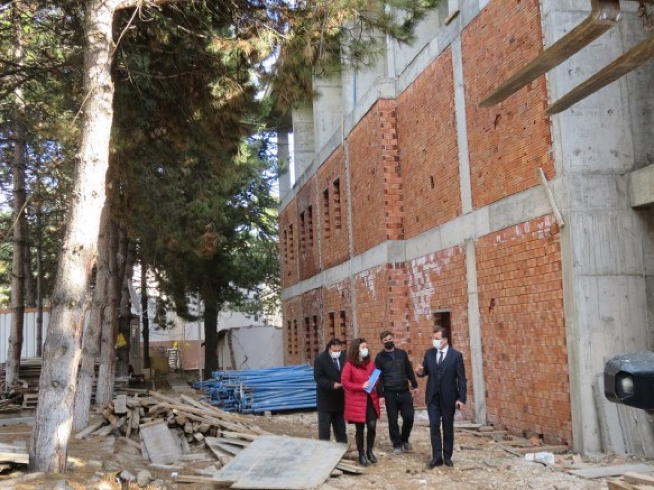 AİLE SAĞLIĞI MERKEZİ İNŞAATINDA İNCELEMEDE BULUNDU