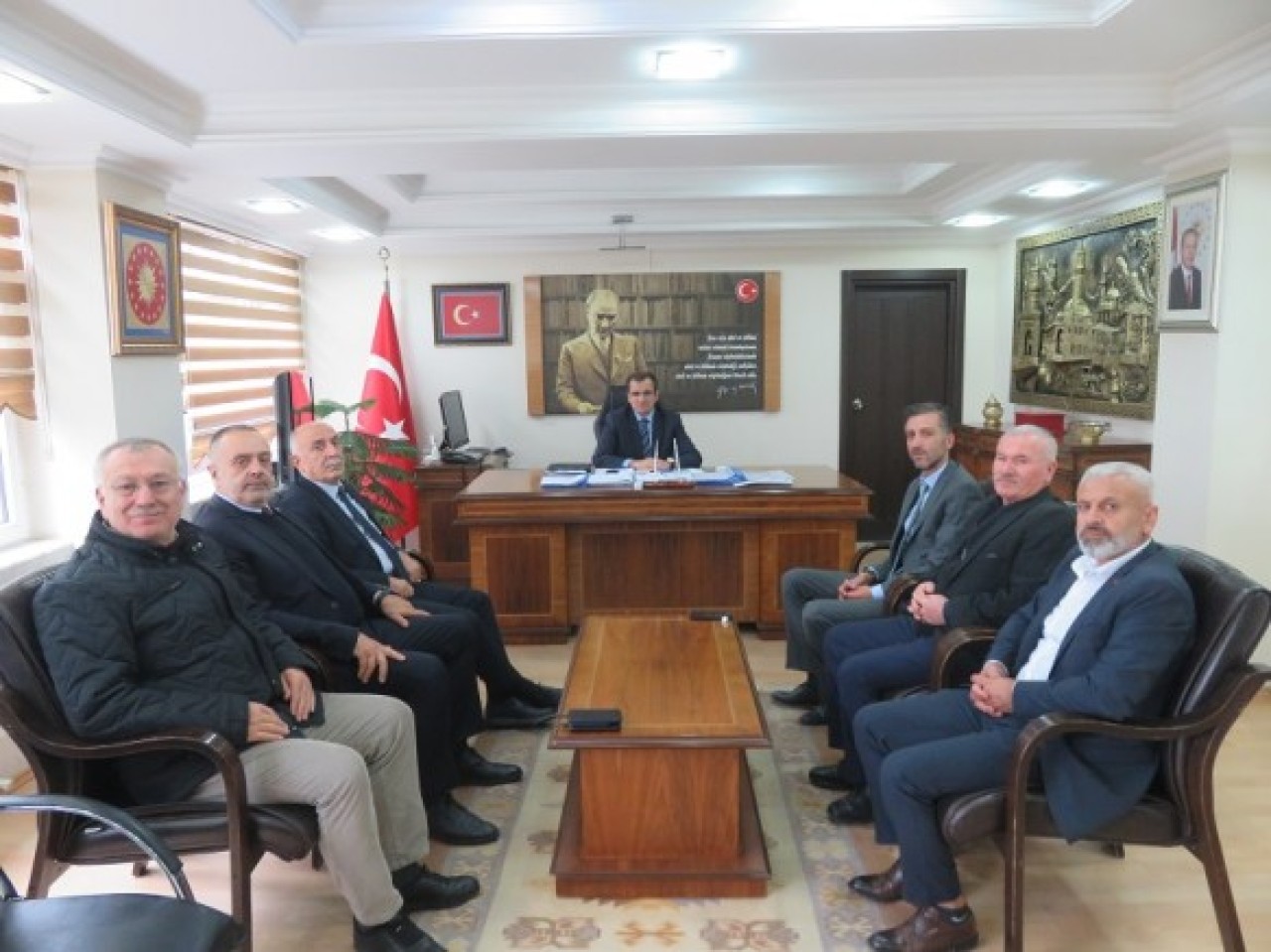 AK PARTİ HEYETİNDEN GÜLDOĞAN’A ZİYARET