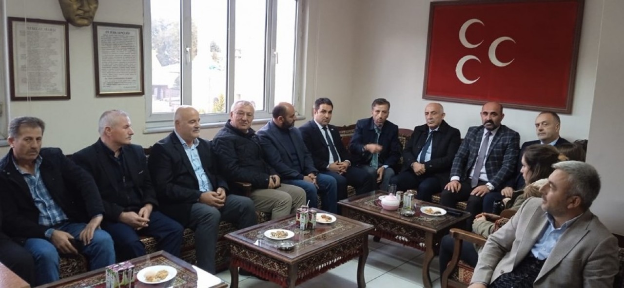 AK PARTİ YÖNETİMİNDEN İTTİFAK ORTAĞINA ZİYARET