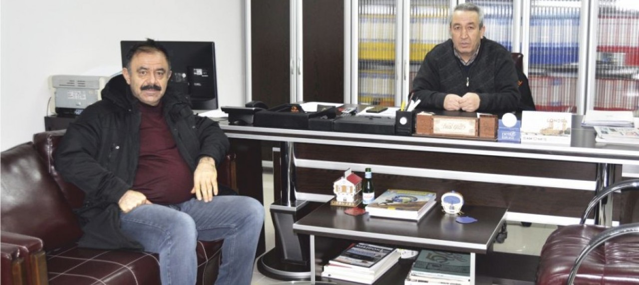 AKDAĞ’DAN GAZETEMİZE ZİYARET