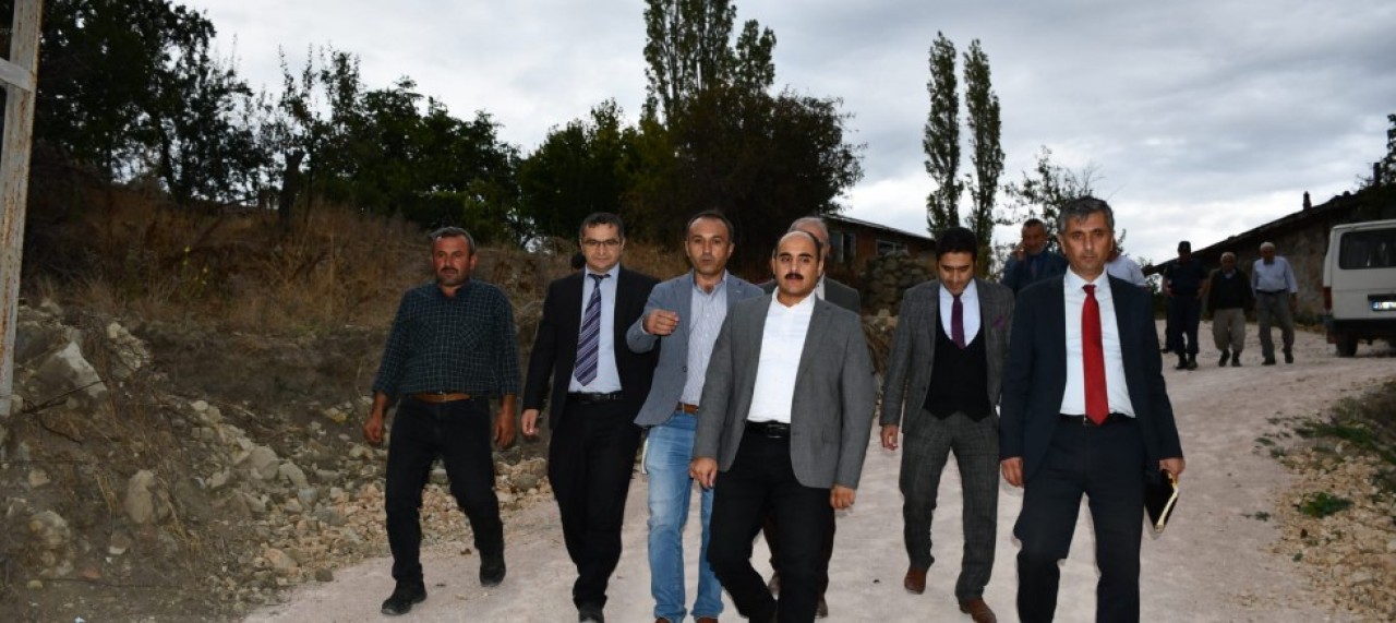 ALTINÖZ ÇAL KÖYÜNÜ ZİYARET ETTİ