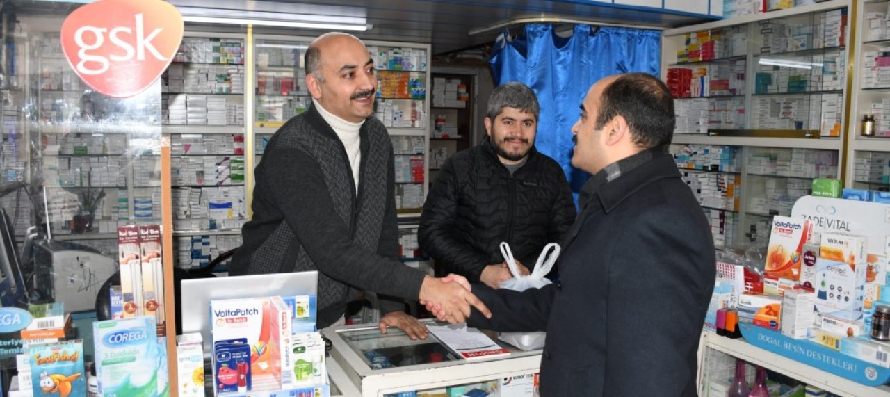 ALTINÖZ ESNAF ZİYARETLERİNDE BULUNDU