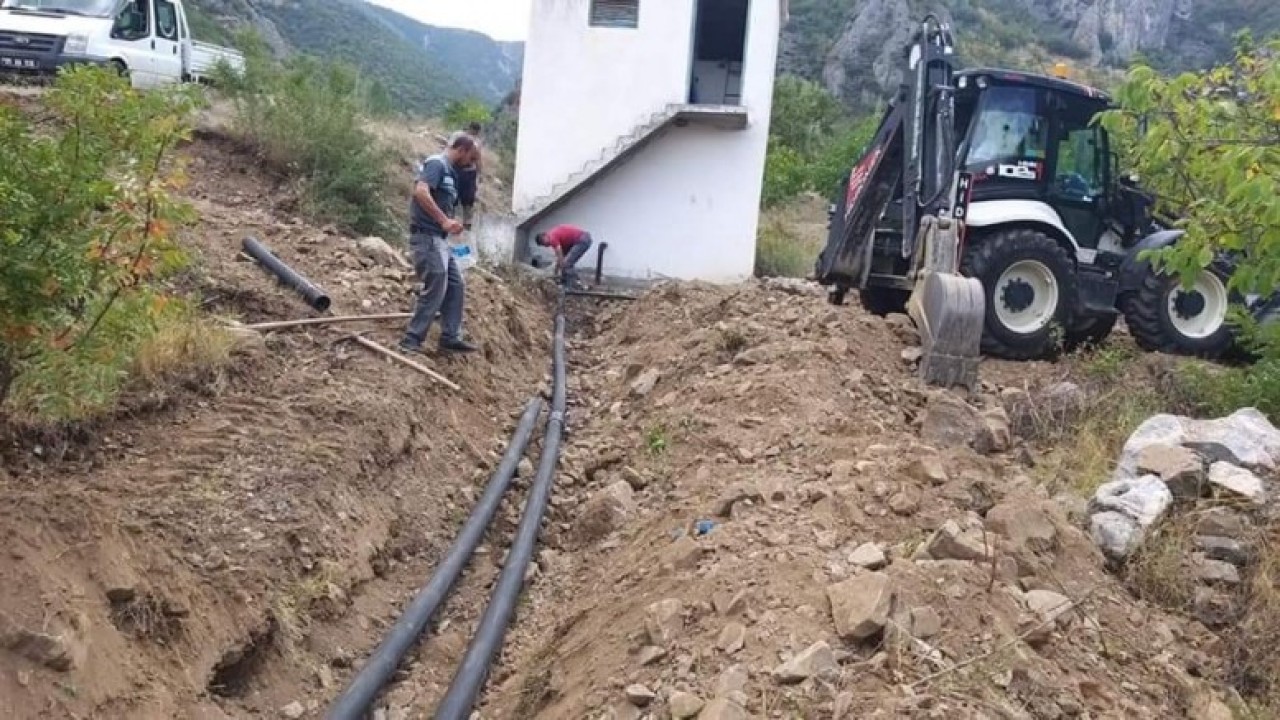 ALTYAPI ÇALIŞMALARI HIZ KESMEDEN DEVAM EDİYOR