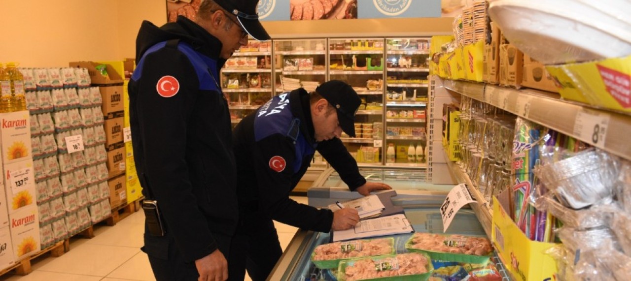 AMASYA BELEDİYESİ’NDEN MARKETLERE YIL SONU DENETİMİ