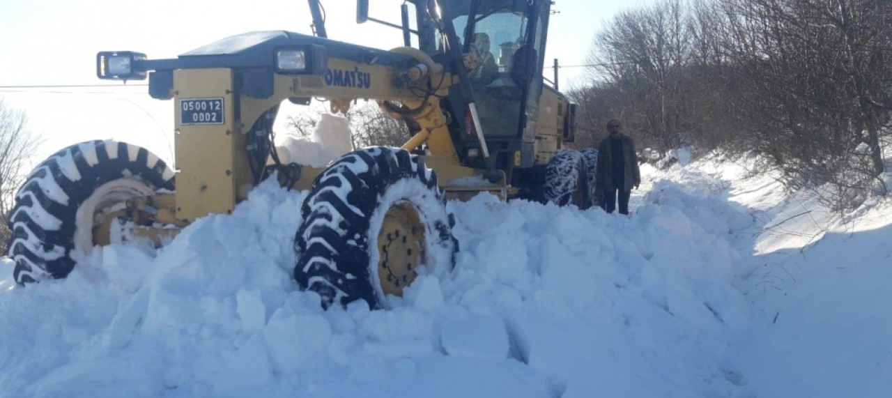 AMASYA’DA 159 KÖY YOLU ULAŞIMA KAPALI