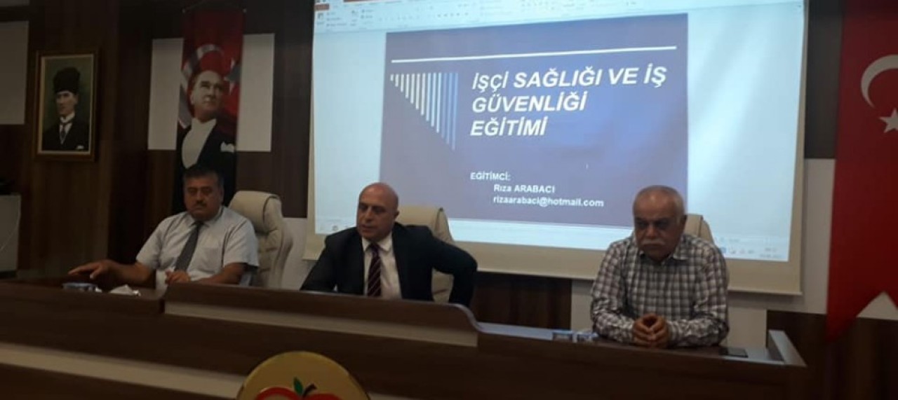 AMASYA İL ÖZEL İDARESİNDE İŞ SAĞLIĞI VE GÜVENLİĞİ EĞİTİMİ VERİLDİ